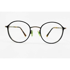 Ted Baker Eyeglass Frames Mens Black Round B356 BLK 48-21-140 picture