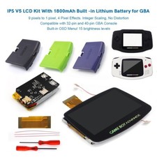 Hispeedido V5 GBA Laminated IPS LCD KIT W/ 1800mAh batteries with shell picture