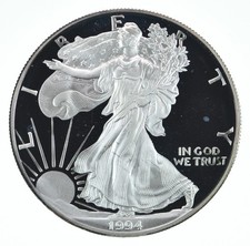 1994-P American Silver Eagle Proof Coin 1 Oz picture