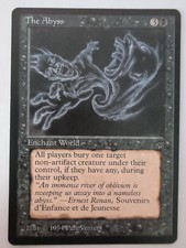 MTG The Abyss Legends 1994 Vintage Magic the Gathering Reserved List NM+ 2/2 picture