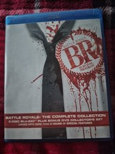 Battle Royale The Complete Collection Blu-ray DVD 4-Disc Set Controversial Mint picture