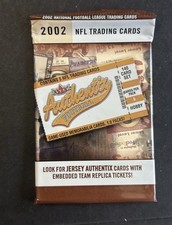 2002 Fleer Authentix Sealed 5cd Hobby Pack Look4 Tom Brady Smith Favre Starr NEW picture