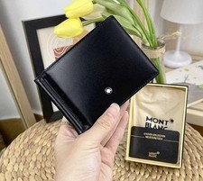 Mont blanc Meisterstück Leather Men's 6CC Wallet Purse Card Holder - New in box picture