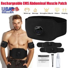 Abdominal Toning Belt Abs Training EMS Electric Muscle Stimulation Rechargeable picture
