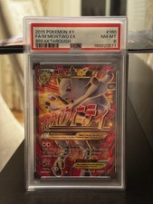 Pokemon TCG M Mewtwo EX 160/162 Breakthrough Full Art Holo PSA 8 2015 picture