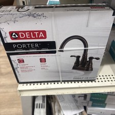 Delta Porter Two Handle Centerset Bathroom Sink Faucet Bronze 25984LF-OB-ECO picture