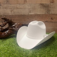 Texana Original 100X Joan Sebastian Style Western Cowboy Felt Hat - White picture