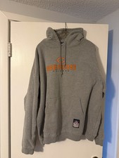 Vintage Reebok Chicago Bears Hoodie Sweatshirt Mens 2XL Gray NFL Team Apparel picture