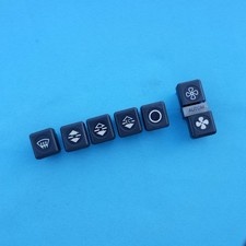 Mercedes 1982 W126 300SDL Climate Control Knob Push Button Set of 8 picture