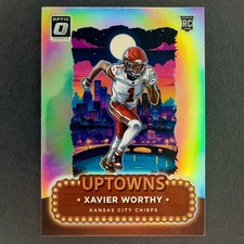 2024 Panini Donruss Optic Xavier Worthy Uptown Prizm Rookie RC SSP #7 Chiefs picture
