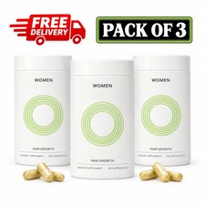 Women’s Hair Growth Supplement |3 Pack (120 Caps) | 3 Month Supply| picture