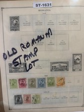 SCOTT'S WORLD STAMP ALBUM BREAK: Old Romania Stamps 1894-? ST-1631 picture