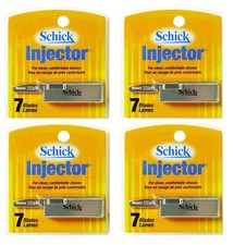 Schick Injector Blades, 7 Ct. Each (4 Pk) + Eyebrow Trimmer picture