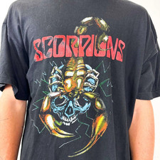 Remake Scorpions Band 90s Retro Style Men Women Unisex T shirt S-5XL picture