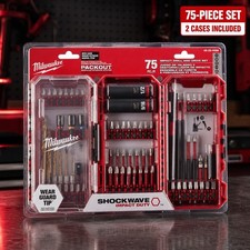 Milwaukee 48-32-4098 SHOCKWAVE Impact Drill Drive Fasten Bit Set 75-Pc picture