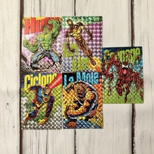1994 Flair Marvel Pepsi Prism Chase x5 Cards Spanish Mexico Retro Pepsi 1st Ed picture