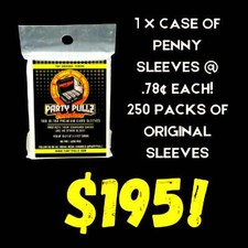 Party Pullz Protectorz Ultra Premium Trading Card Original Sleeves Full Case 