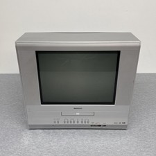 Toshiba 14 Inch CRT TV/DVD Combo MD14F51 Flat Glass Remote Retro Gaming picture