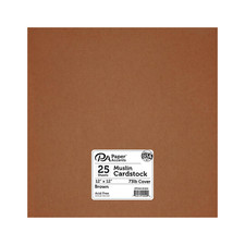 Cdstk Muslin 12x12 73lb 25pc Pk Brown picture