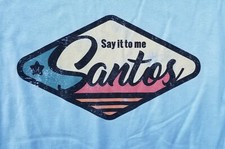 Phish S.A.N.T.O.S. Kasvot Vaxt Baby Blue Lot Style T Shirt 2XL XXL New Unworn picture