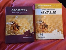 Geometry: Seeing, Doing, Understanding 3rd Ed Harold R. Jacobs 2 pc Masterbooks picture