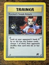 Pokémon TCG Rocket's Sneak Attack 16/82 Team Rocket Holo Rare Unlimited picture