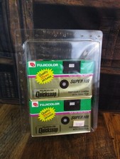 VTG EXPIRED 1989 Sealed Pair FUJICOLOR QUICKSNAP DISPOSABLE 35mm CAMERA w/ FILM picture
