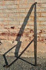 Antique 1700’s Kettle Crane Heavy Wrought Iron Blacksmith Made W/ History / Read picture