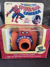 Vintage 1978 Spider-Man Camera Model 8501 Vanity Fair Marvel w/ Original Box picture