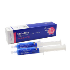 Pulpdent ET-50R Etch-Rite 38% Dental Etching Gel Jumbo 2/Pk 25 mL picture