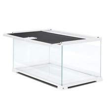 10 Gallon Reptile Tall Glass Terrarium, Toughened Glass, Top Ventilation Feed picture