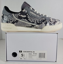 adidas Continental 80 'Snakeskin' Gray Sneakers Casual Shoes Mens 5.5 US picture