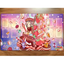 for Yu-Gi-Oh Madolche Queen Tiara Fraise Playmat Card Game Pad YGO Mat KMC TCG picture