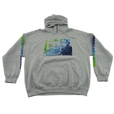 Phish Mens Hoodie Sweatshirt shirt Jacket X-Large Gray xl DINNER AND A MOVIE picture