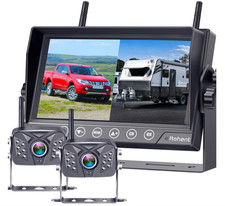 Sistema de Cámara RV Inalámbrica HD1080P con 2 Cámaras y Monitor DVR 7'' picture