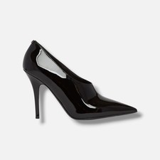 Valentino Garavani Women's Black Le Salon Patent Pumps Shoes Size EU:37 US:7 picture