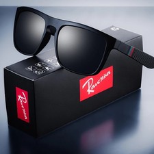 Fashion Square Vintage Polarized Sunglasses Men Women Retro Driving Fishing Sun picture