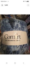Comfrt The Dreamer Blanket Plush Soft Throw-Azure Blue picture