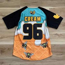 NWT Headgear Baseball Jersey - Wu Tang - Cream sz Small picture