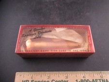 Vintage Original NOS Eppinger Daredevle Lure 24  In Matching Box Good Condition picture