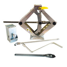Gortech Heavy Duty 2 Ton Scissor Jack - Supports 4 Ton Vehicles, 23in Lift picture