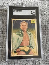 1955 Parkhurst Wrestling #119 Buddy Rogers Rookie Card SGC 1 Nature Boy  picture