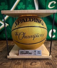 Boston Celtics Gold Spalding 2008 NBA Finals Championship Basketball - FLAWS picture