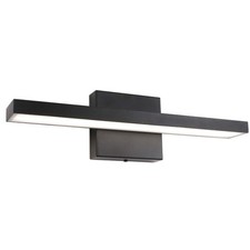15.7 Inch Modern Black LED Vanity Light 12W Aluminum Bathroom 4500K Fixture picture