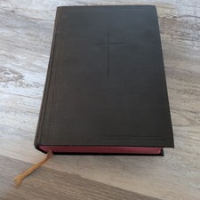 Vintage 1952 Catholic Holy Bible Benziger Bros Douay Confraternity Hardcover Red picture