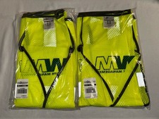 KISHIGO WASTE MANAGEMENT HIGH VISIBLITY SAFETY VEST MENS 4XL REFLECTIVE SET OF 2 picture