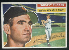 1956 Topps - Dusty Rhodes #50 EX/VG picture