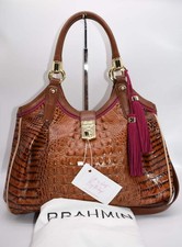 Brahmin Elisa Hobo Shoulder Bag in Toasted Almond Hayes picture