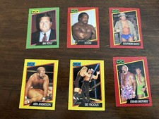 1991 Impel WCW Wrestling 6 Card Lot Steiner Brothers Arn Anderson Sid Vicious picture