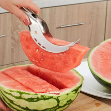 1 pc Stainless Steel Watermelon Slicer Cutter Fruit Serving Clip picture